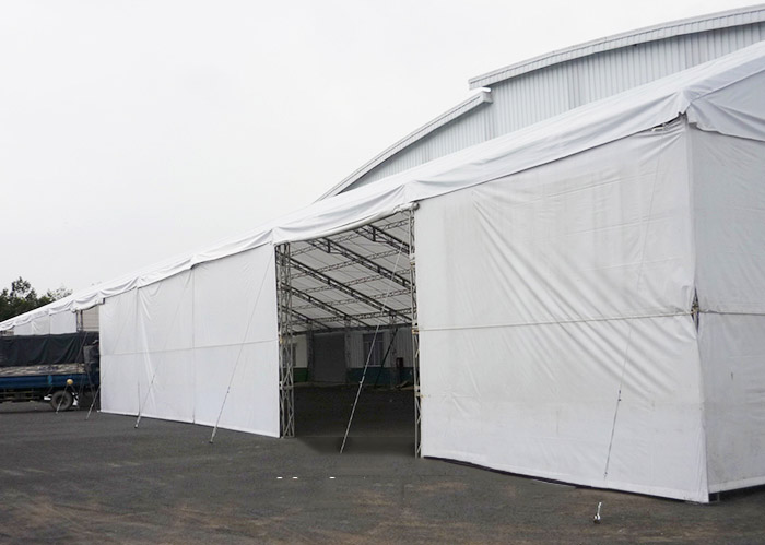 Cho thuê nhà kho lợp vải bạt